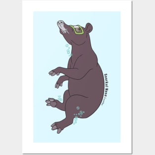 Snorkel Nose - EN - Mountain Tapir Posters and Art